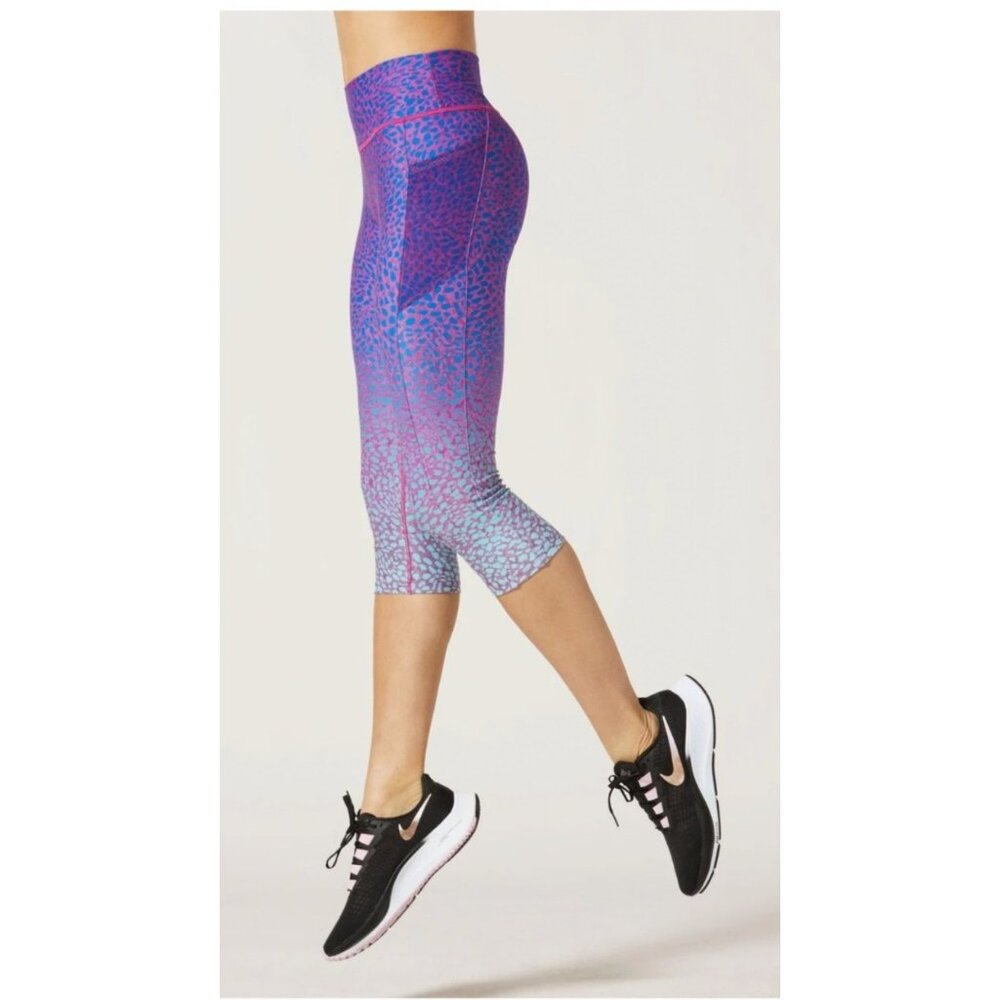 Peloton WITH Nala Cropped High Waist Legging Celsius Purple, Small - Picture 7 of 7